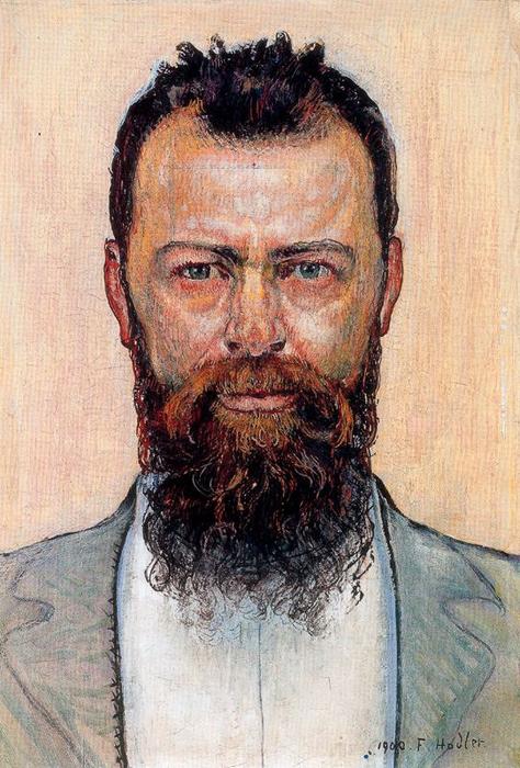Wikioo.org - สารานุกรมวิจิตรศิลป์ - จิตรกรรม Ferdinand Hodler - Self-Portrait