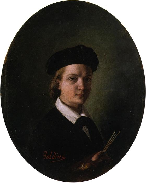 WikiOO.org - 백과 사전 - 회화, 삽화 Giovanni Boldini - Self-Portrait