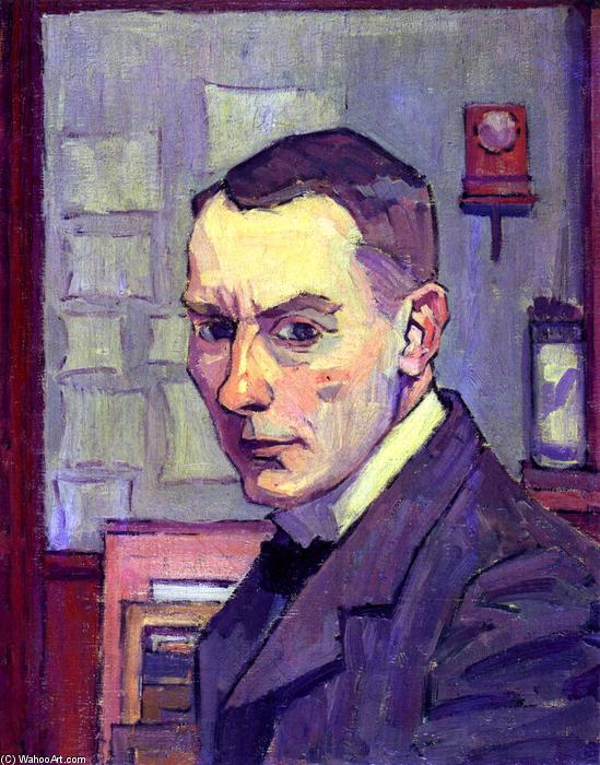 WikiOO.org - Encyclopedia of Fine Arts - Maleri, Artwork Robert Bevan - Self-Portrait