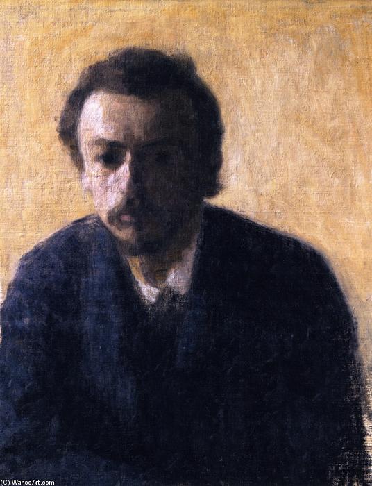 WikiOO.org - 백과 사전 - 회화, 삽화 Vilhelm (Hammershøi)Hammershoi - Self-Portrait