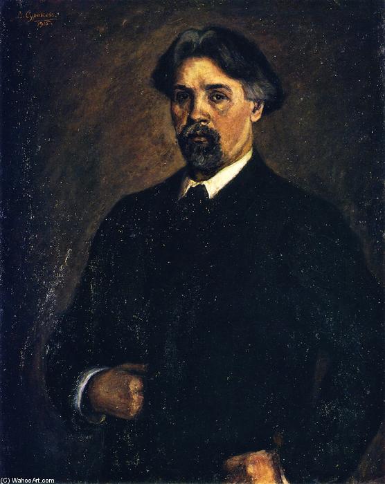 WikiOO.org - Enciclopédia das Belas Artes - Pintura, Arte por Vasili Ivanovich Surikov - Self-Portrait