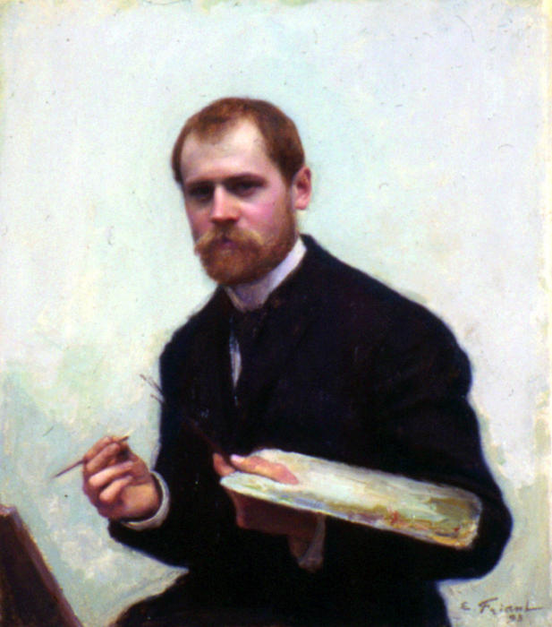 WikiOO.org - Encyclopedia of Fine Arts - Maľba, Artwork Émile Friant - Self-portrait