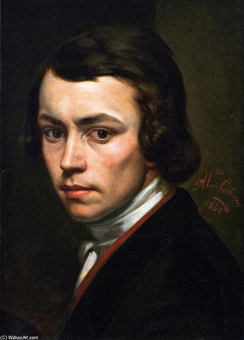 WikiOO.org - Enciklopedija dailės - Tapyba, meno kuriniai Alexandre Cabanel - Self Portrait (aged 17)