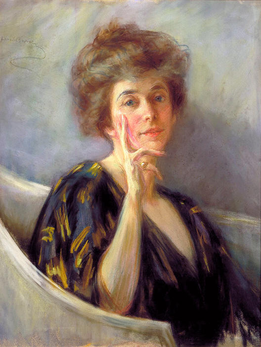 WikiOO.org - Enciclopédia das Belas Artes - Pintura, Arte por Alice Pike Barney - Self-Portrait in Repose