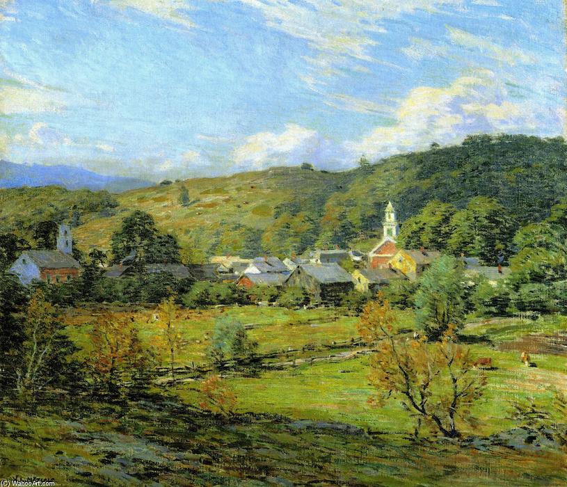 Wikioo.org - The Encyclopedia of Fine Arts - Painting, Artwork by Willard Leroy Metcalf - September Morning, Plainfield, New Hampshire