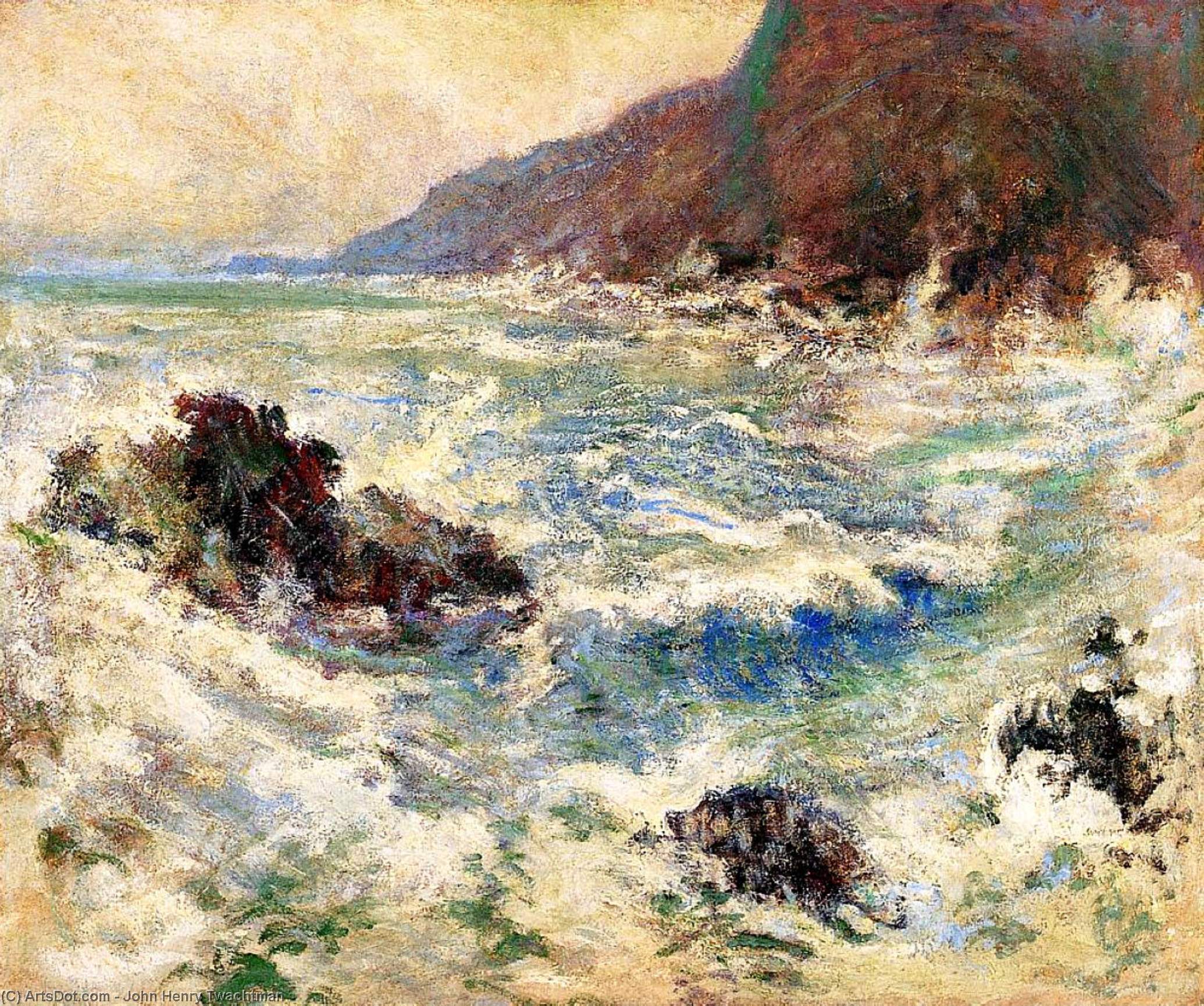 Wikioo.org - The Encyclopedia of Fine Arts - Painting, Artwork by John Henry Twachtman - Sea Scene