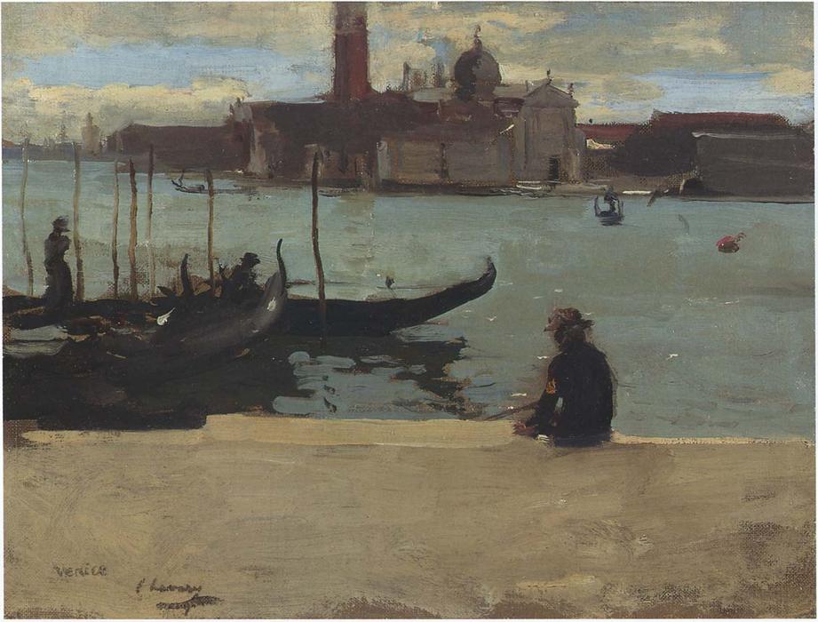 Wikioo.org - The Encyclopedia of Fine Arts - Painting, Artwork by John Lavery - San Giorgio Maggiore, Venice