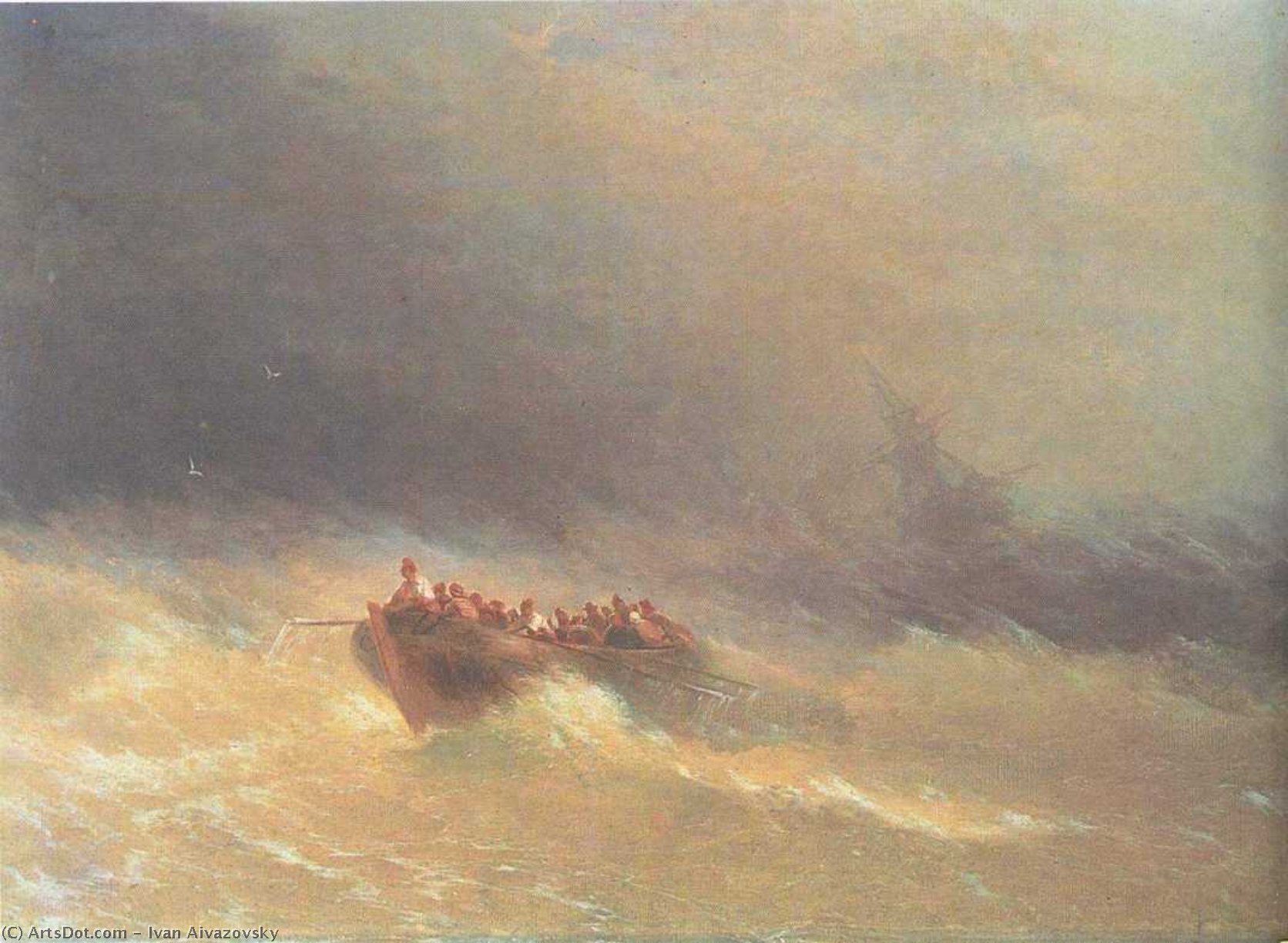 WikiOO.org - Енциклопедія образотворчого мистецтва - Живопис, Картини
 Ivan Aivazovsky - The Shipwreck