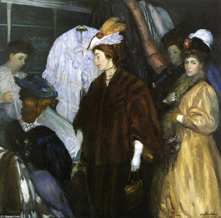 Wikioo.org - The Encyclopedia of Fine Arts - Painting, Artwork by William James Glackens - The Shoppers