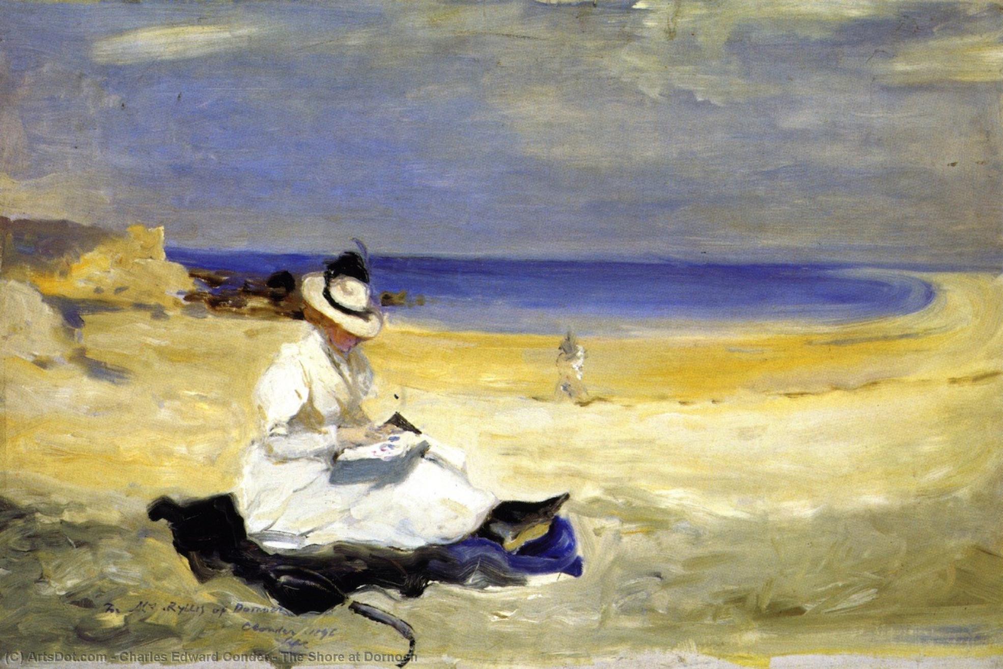Wikioo.org - The Encyclopedia of Fine Arts - Painting, Artwork by Charles Edward Conder - The Shore at Dornoch