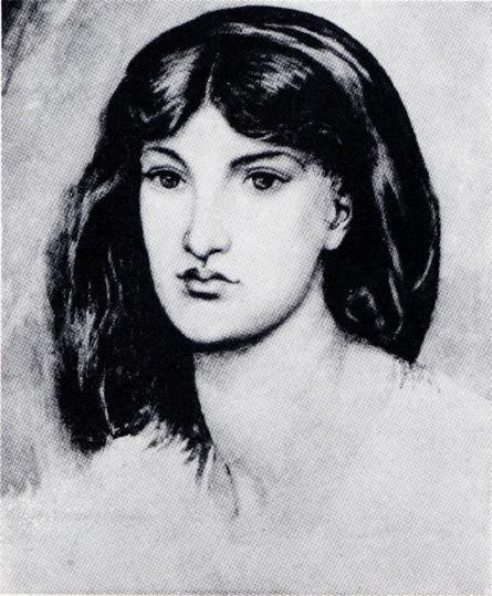 Wikioo.org - The Encyclopedia of Fine Arts - Painting, Artwork by Dante Gabriel Rossetti - Sibylla Palmifera - study