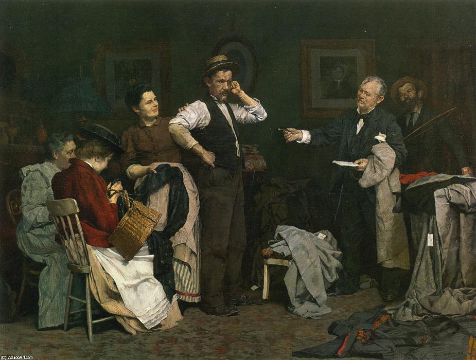 Wikioo.org - The Encyclopedia of Fine Arts - Painting, Artwork by Louis C Moeller - Sign Here