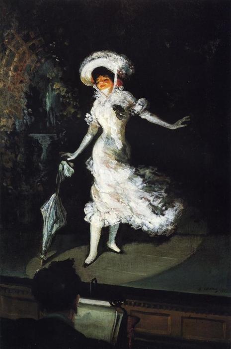 Wikioo.org - The Encyclopedia of Fine Arts - Painting, Artwork by Everett Shinn - The Singer