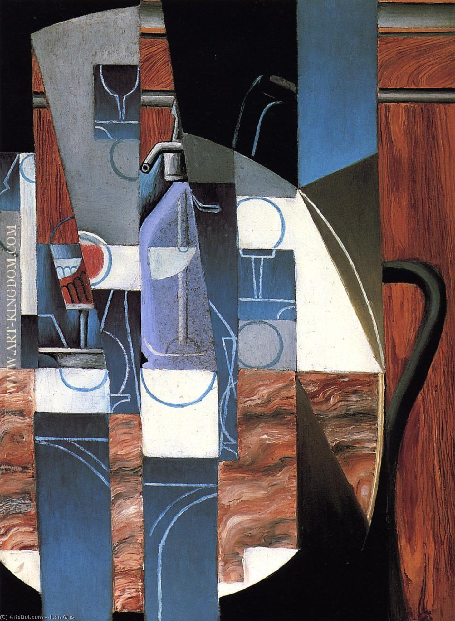 Wikioo.org - The Encyclopedia of Fine Arts - Painting, Artwork by Juan Gris - The Siphon