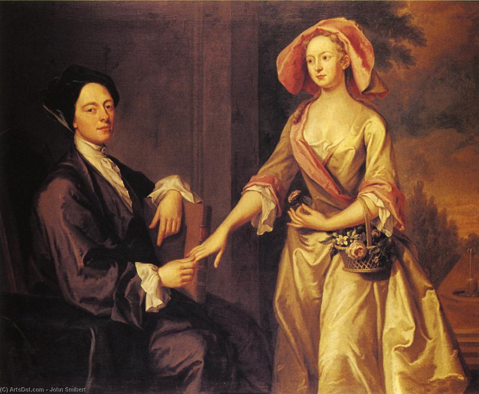 Wikioo.org - The Encyclopedia of Fine Arts - Painting, Artwork by John Smibert - Sir Archibald and Lady Grant