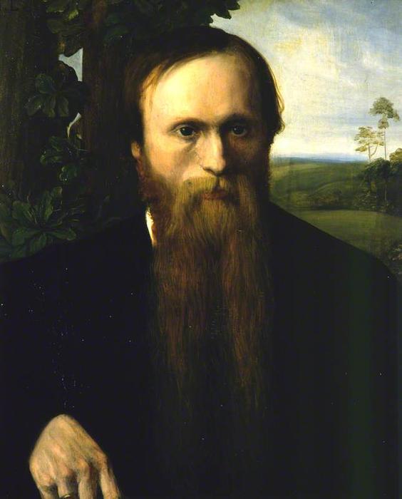 WikiOO.org - Енциклопедия за изящни изкуства - Живопис, Произведения на изкуството Alphonse Legros - Sir Edward Burne-Jones