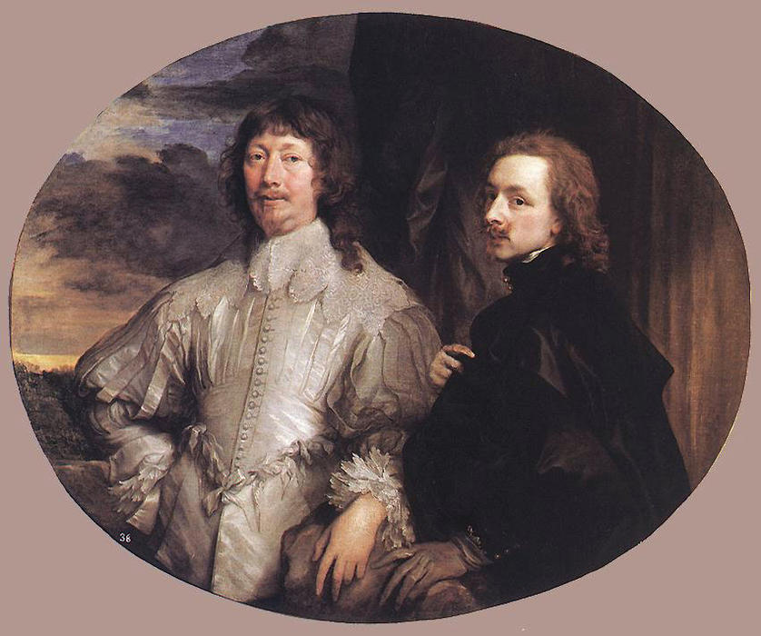 Wikioo.org - The Encyclopedia of Fine Arts - Painting, Artwork by Anthony Van Dyck - Sir Endymion Porter and the Artist