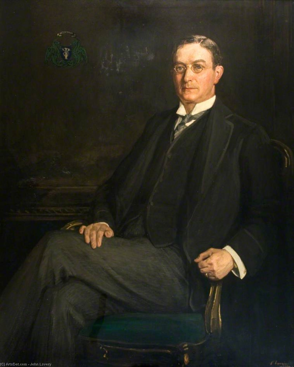 WikiOO.org - Енциклопедия за изящни изкуства - Живопис, Произведения на изкуството John Lavery - Sir James Urquhart, Lord Provost of Dundee