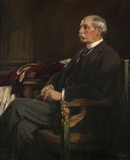 WikiOO.org - 백과 사전 - 회화, 삽화 John Lavery - Sir James Watson Stewart, Lord Provost of Glasgow