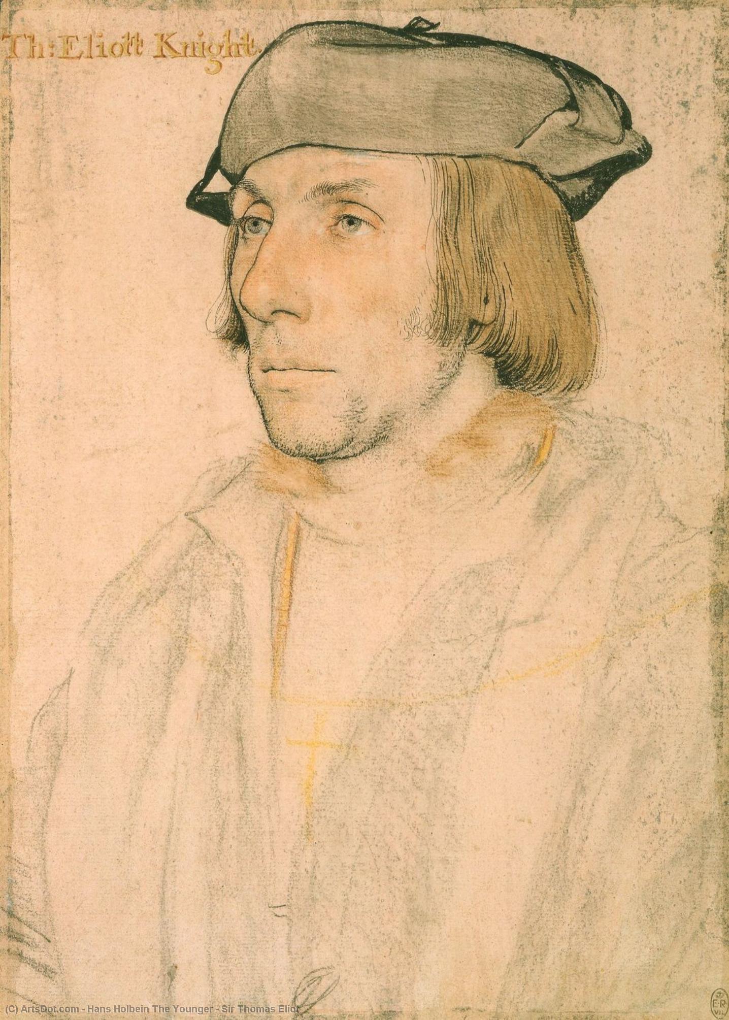 Wikioo.org - The Encyclopedia of Fine Arts - Painting, Artwork by Hans Holbein The Younger - Sir Thomas Eliot