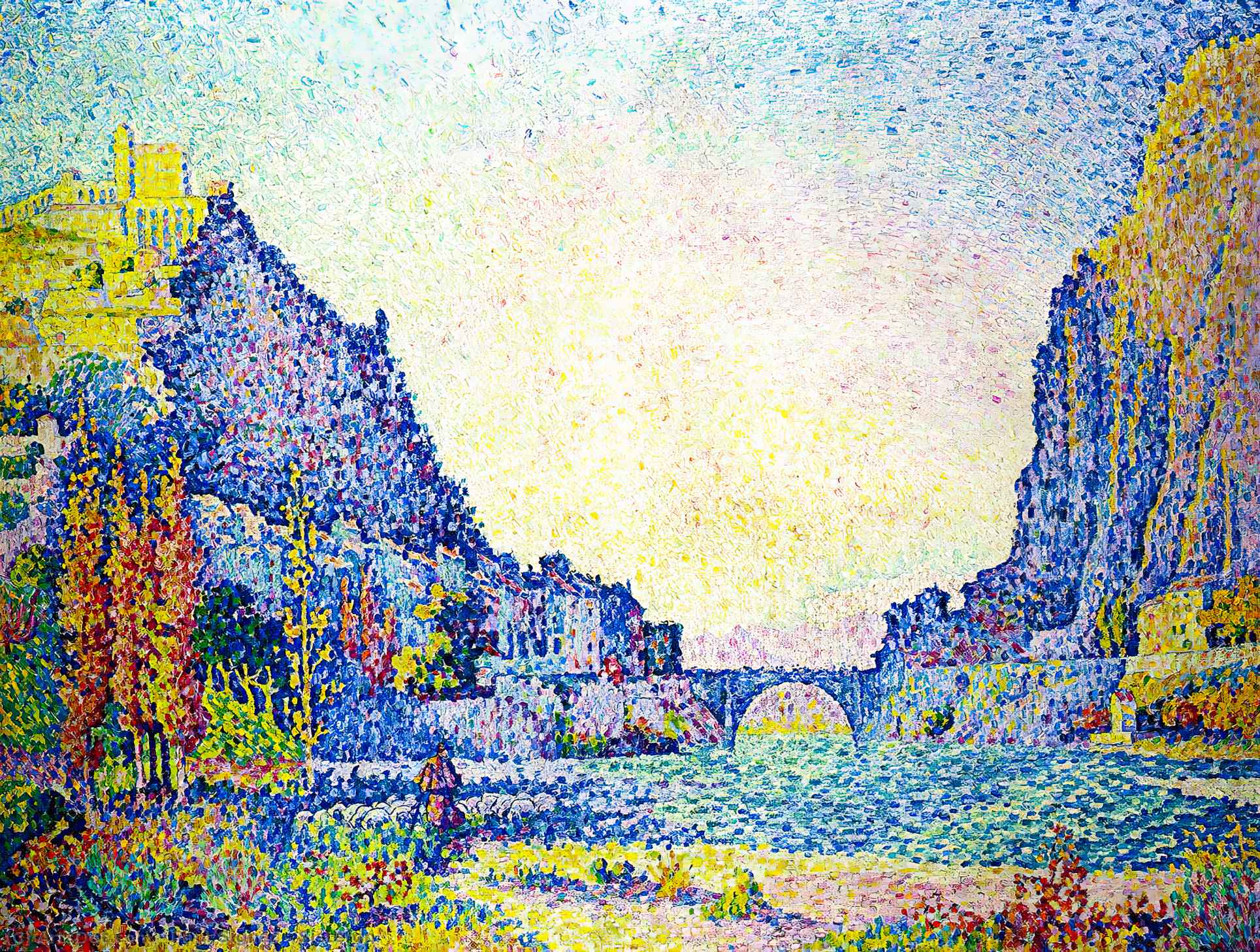 Wikioo.org - The Encyclopedia of Fine Arts - Painting, Artwork by Paul Signac - Sisteron