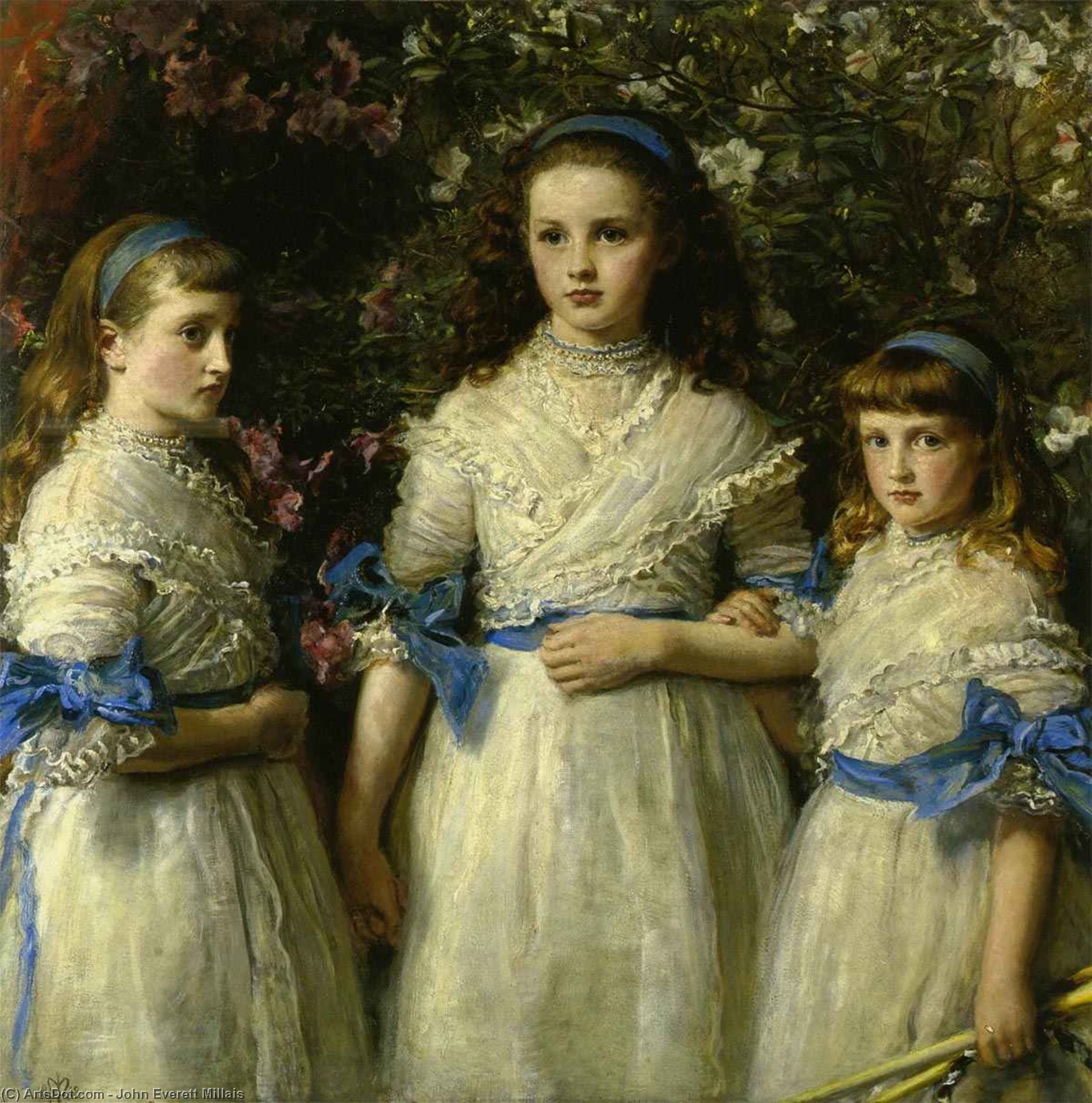 Wikioo.org - The Encyclopedia of Fine Arts - Painting, Artwork by John Everett Millais - Sisters