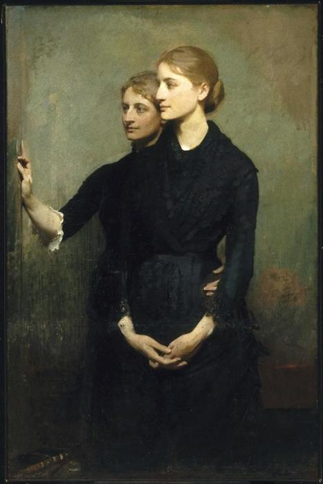Wikioo.org - The Encyclopedia of Fine Arts - Painting, Artwork by Abbott Handerson Thayer - The Sisters