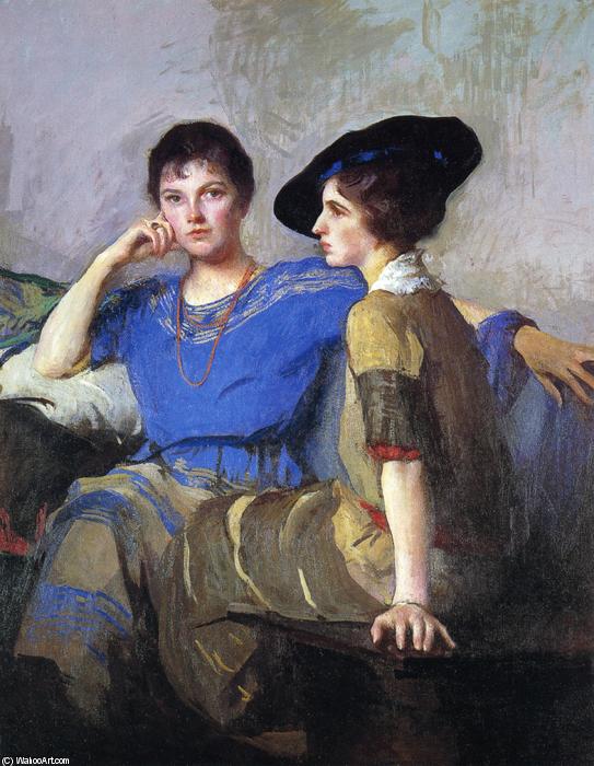 WikiOO.org – 美術百科全書 - 繪畫，作品 Edmund Charles Tarbell -  的  姐妹