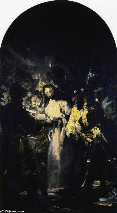 Wikioo.org - The Encyclopedia of Fine Arts - Painting, Artwork by Francisco De Goya - Sketch for The Arrest of Christ