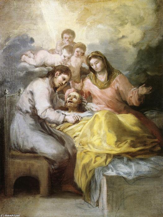 Wikioo.org - The Encyclopedia of Fine Arts - Painting, Artwork by Francisco De Goya - Sketch for The Death of Saint Joseph