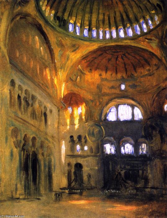 Wikioo.org - The Encyclopedia of Fine Arts - Painting, Artwork by John Singer Sargent - Sketch of Santa Sophia