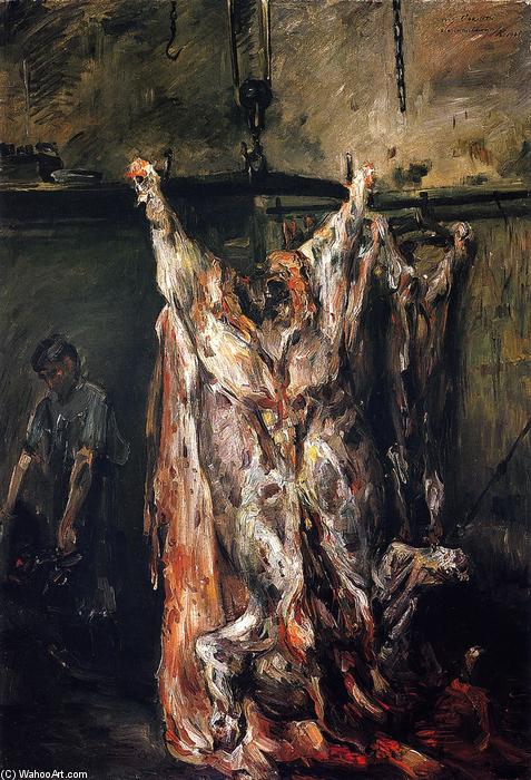 Wikioo.org - The Encyclopedia of Fine Arts - Painting, Artwork by Lovis Corinth (Franz Heinrich Louis) - The Slaughtered Ox