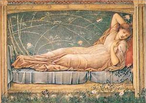 WikiOO.org - Enciklopedija dailės - Tapyba, meno kuriniai Edward Coley Burne-Jones - Sleeping Beauty