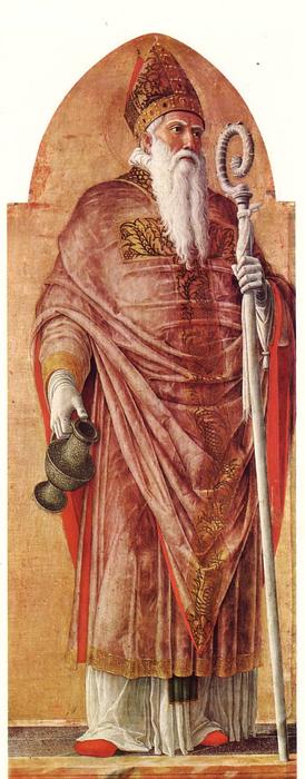 Wikioo.org – L'Encyclopédie des Beaux Arts - Peinture, Oeuvre de Andrea Mantegna - san luca Retable ( détail )