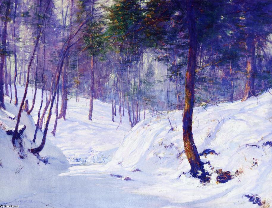 Wikioo.org - The Encyclopedia of Fine Arts - Painting, Artwork by Walter Launt Palmer - Slumbering Brook