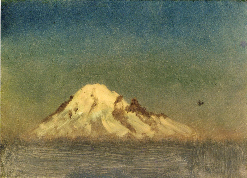 WikiOO.org - Encyclopedia of Fine Arts - Lukisan, Artwork Albert Bierstadt - Snow-Capped Moutain