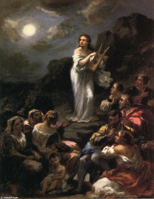 WikiOO.org - 백과 사전 - 회화, 삽화 Narcisse Virgilio Diaz De La Pena - The Song of Deborah