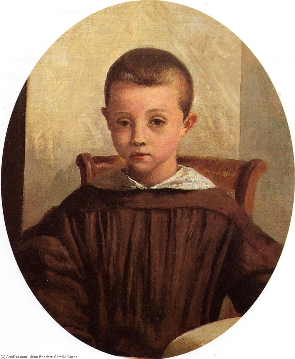 WikiOO.org - Encyclopedia of Fine Arts - Lukisan, Artwork Jean Baptiste Camille Corot - The Son of M. Edouard Delalain