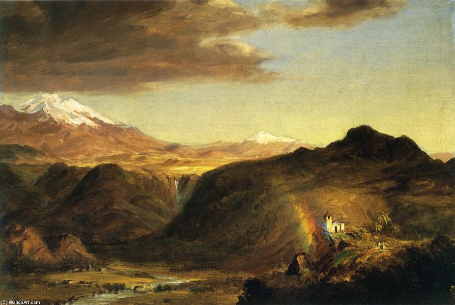 WikiOO.org - Encyclopedia of Fine Arts - Lukisan, Artwork Frederic Edwin Church - South American Landscape