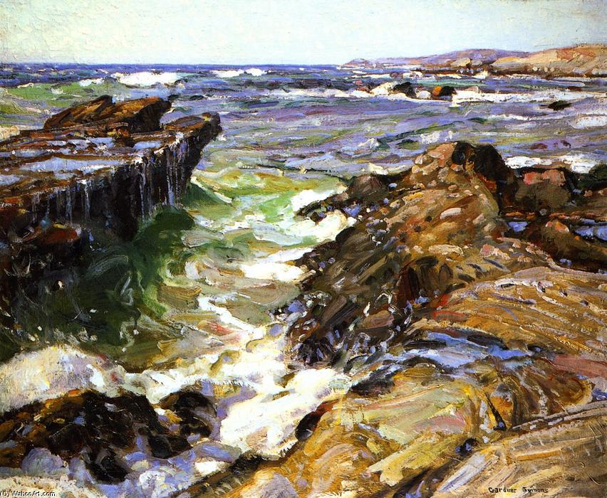 Wikioo.org - The Encyclopedia of Fine Arts - Painting, Artwork by George Gardner Symons - Southern California Beach
