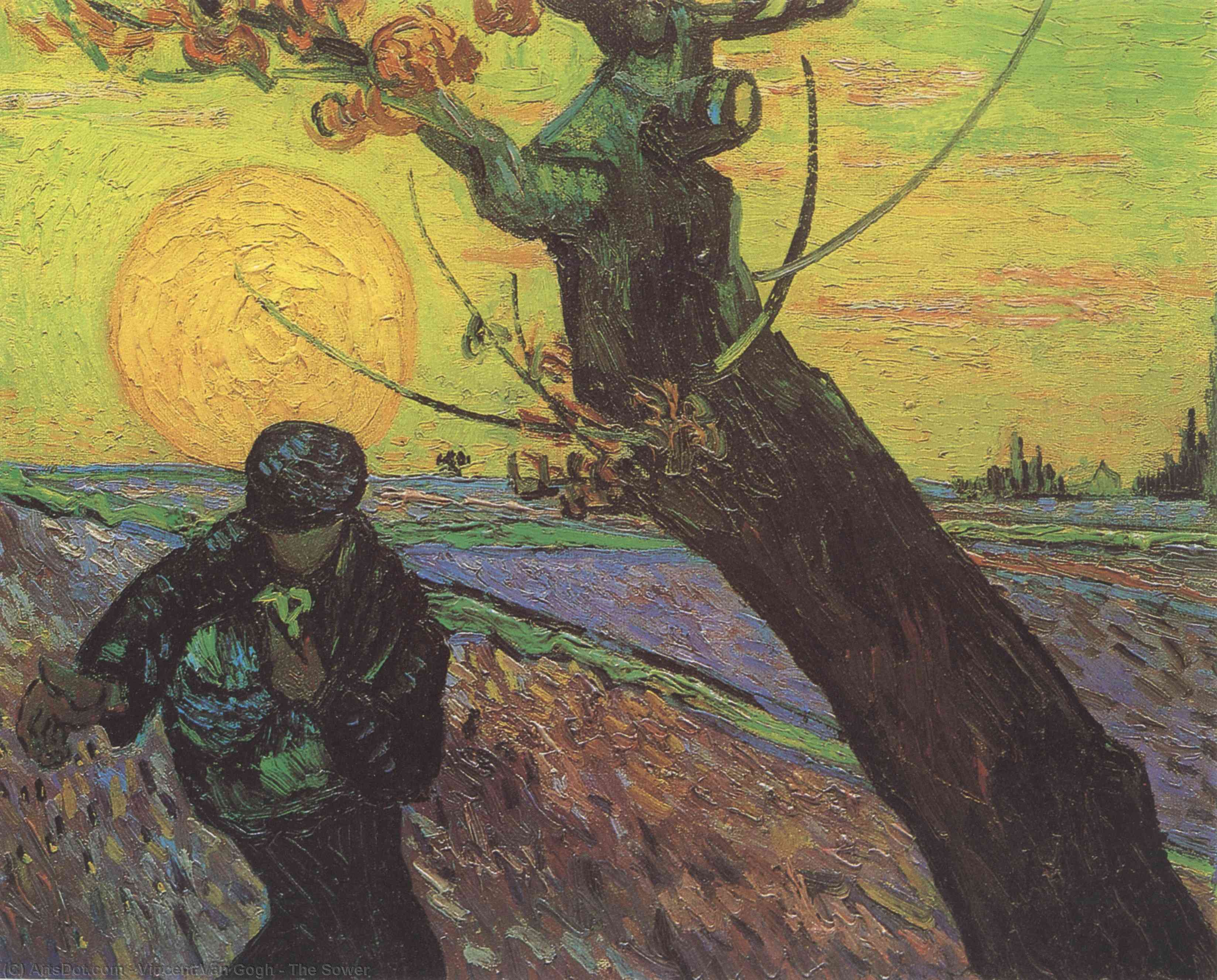 WikiOO.org - 백과 사전 - 회화, 삽화 Vincent Van Gogh - The Sower