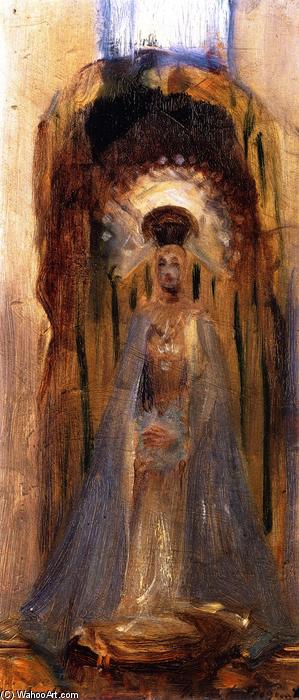 Wikioo.org - The Encyclopedia of Fine Arts - Painting, Artwork by John Singer Sargent - A Spanish Madonna