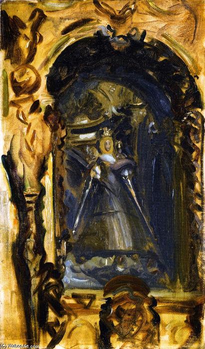 Wikioo.org - The Encyclopedia of Fine Arts - Painting, Artwork by John Singer Sargent - Spanish Madonna and Child