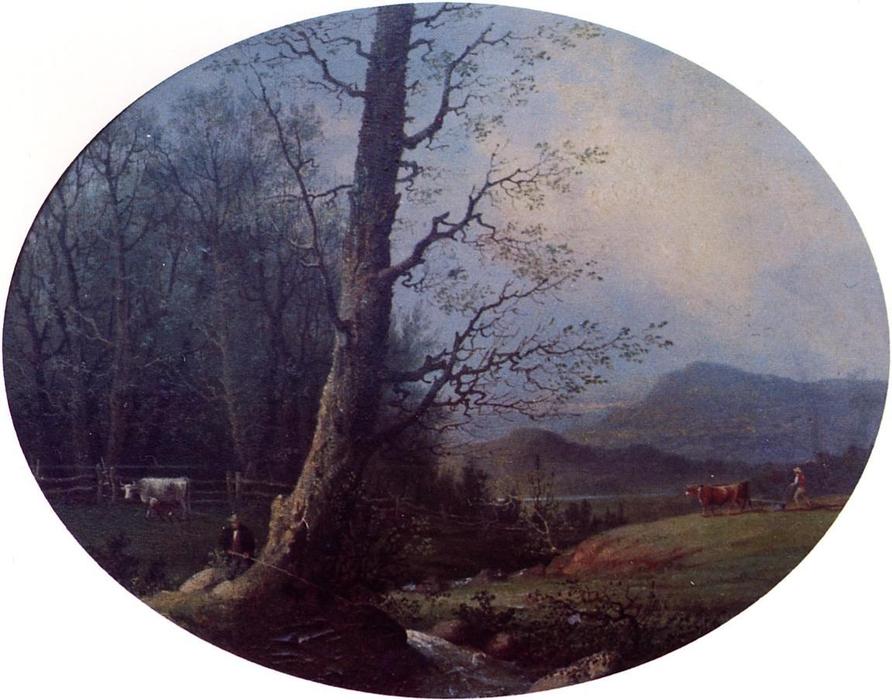 Wikioo.org - The Encyclopedia of Fine Arts - Painting, Artwork by George Henry Durrie - Spring