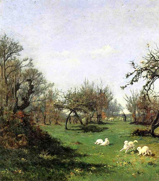 WikiOO.org - Εγκυκλοπαίδεια Καλών Τεχνών - Ζωγραφική, έργα τέχνης William Lamb Picknell - Spring in Pont Aven