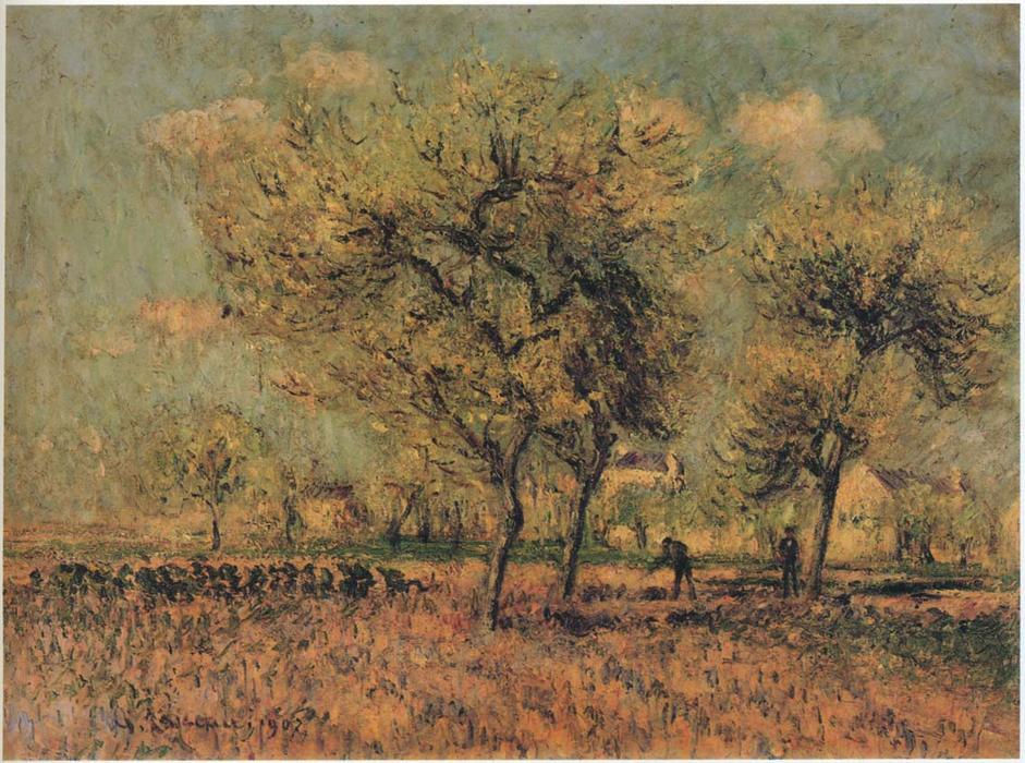 Wikioo.org – La Enciclopedia de las Bellas Artes - Pintura, Obras de arte de Gustave Loiseau - primavera paisaje