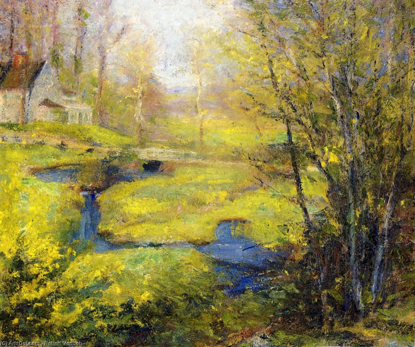 Wikioo.org - The Encyclopedia of Fine Arts - Painting, Artwork by Robert Vonnoh - Springtime