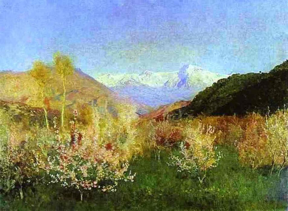 WikiOO.org - Encyclopedia of Fine Arts - Schilderen, Artwork Isaak Ilyich Levitan - Springtime in Italy