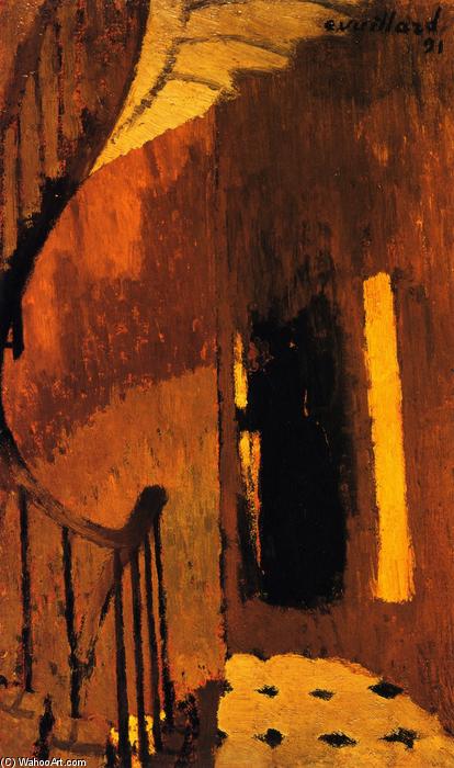 WikiOO.org - אנציקלופדיה לאמנויות יפות - ציור, יצירות אמנות Jean Edouard Vuillard - The Staircase Landing, Rue de Miromesnil