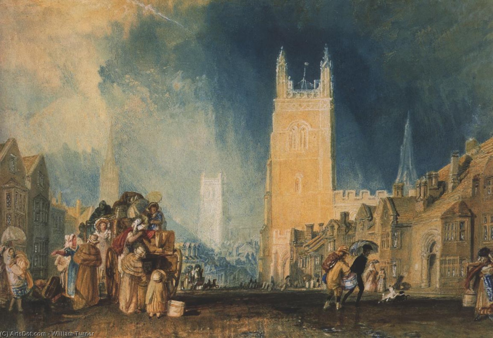 Wikioo.org - The Encyclopedia of Fine Arts - Painting, Artwork by William Turner - Stamford, Lincolnshire